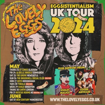The Lovely Eggs UK Tour: Glasgow