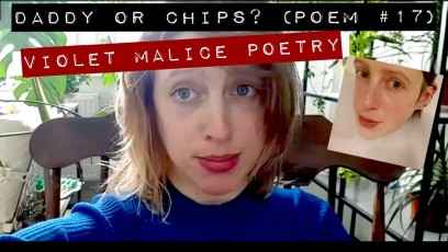 Daddy or Chips?  Funny free verse poem on diet/eating /poem #17