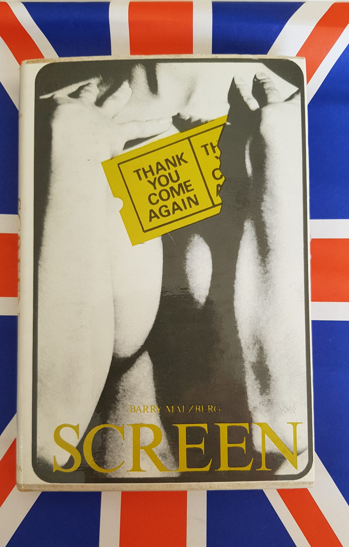 Erotica: Screen on top of a GB flag